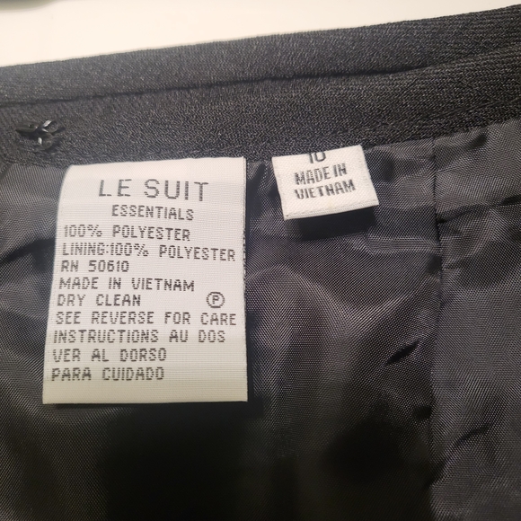 Le‎ Suit Charcoal A-Line Skirt - Picture 5 of 5